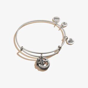 NEW Alex and Ani 'Mermaid' Femininity Charm Bangle Gold Finish